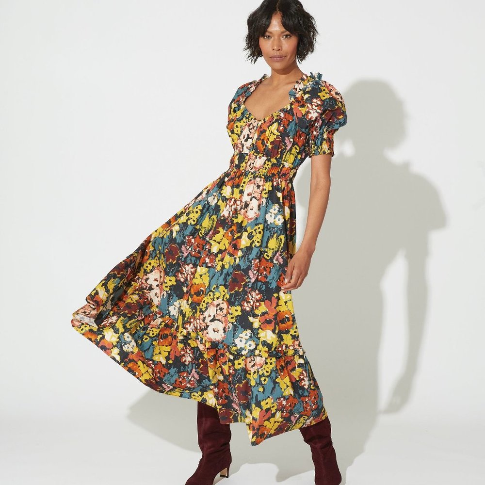 Caprice Ankle Dress / Monet